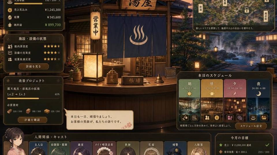 背德浴场 角色养成 资料图 8
